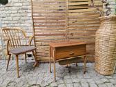 Vintažinis mid century rankdarbių staliukas - nuotraukos Nr. 15