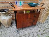 Vintažinis mid century tikmedžio servantas - nuotraukos Nr. 3