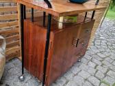 Vintažinis mid century tikmedžio servantas - nuotraukos Nr. 5