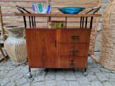 Vintažinis mid century tikmedžio servantas - nuotraukos Nr. 7