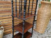 Vintažinė mid century medžio masyvo etažerė - nuotraukos Nr. 6