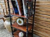 Vintažinė mid century medžio masyvo etažerė - nuotraukos Nr. 21
