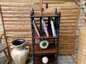 Vintažinė mid century medžio masyvo etažerė - nuotraukos Nr. 27