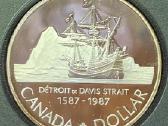 Monetu rinkinys Canada 1987m. sidabras(.500)