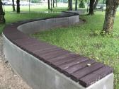 Betoniniai suoliukai, klombos, amfiteatro sienelės - nuotraukos Nr. 24