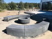 Betoniniai suoliukai, klombos, amfiteatro sienelės - nuotraukos Nr. 26
