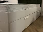 Ikea lova Brimnes ir Dormeo čiužinys - nuotraukos Nr. 3