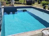 Baseino pvc plėvelė, filtras, įranga