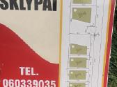 Parduodu sklypus su detaliais planais