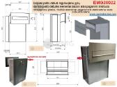Integruojama pašto dėžutė dvipusė - nuotraukos Nr. 18