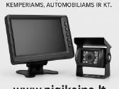 LCD monitorius 10 2ch ir galinio vaizdo kamera