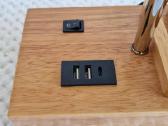 Stalinė lempa su Usb kištukais - nuotraukos Nr. 7