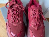 Burgundy Balenciaga sportbačiai - nuotraukos Nr. 4