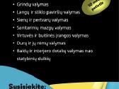 Postatybinis, generalinis,baldų ir langų valymas!