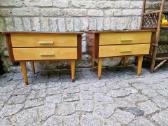 Vintažinės mid century miegamojo spintukės - nuotraukos Nr. 2