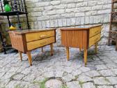 Vintažinės mid century miegamojo spintukės - nuotraukos Nr. 3