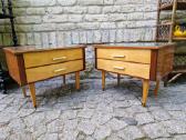 Vintažinės mid century miegamojo spintukės - nuotraukos Nr. 9