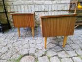 Vintažinės mid century miegamojo spintukės - nuotraukos Nr. 14