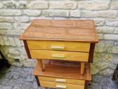 Vintažinės mid century miegamojo spintukės - nuotraukos Nr. 29