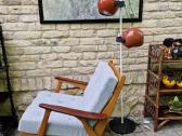 Vintažinis mid century bukmedžio fotelis - nuotraukos Nr. 14