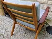 Vintažinis mid century bukmedžio fotelis - nuotraukos Nr. 18
