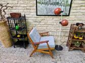 Vintažinis mid century bukmedžio fotelis - nuotraukos Nr. 24