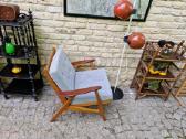 Vintažinis mid century bukmedžio fotelis - nuotraukos Nr. 33