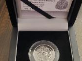 1 oz Platininė moneta. Roaring lion reverse proof