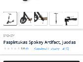 Paspirtukas Spokey Artifact, juodas - nuotraukos Nr. 3
