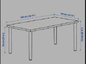 Ikea tamsus stalas kompiuteriui, darbui, rašymui. - nuotraukos Nr. 2