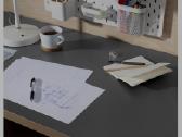 Ikea tamsus stalas kompiuteriui, darbui, rašymui. - nuotraukos Nr. 3