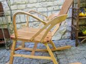 Vintažinis mid century autorinis supamas krėslas