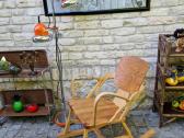 Vintažinis mid century autorinis supamas krėslas - nuotraukos Nr. 9