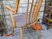Vintažinė mid century bukmedžio masyvo kėdė - nuotraukos Nr. 5