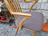 Vintažinė mid century bukmedžio masyvo kėdė - nuotraukos Nr. 6