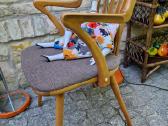 Vintažinė mid century bukmedžio masyvo kėdė - nuotraukos Nr. 9