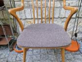 Vintažinė mid century bukmedžio masyvo kėdė - nuotraukos Nr. 17