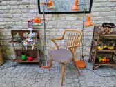 Vintažinė mid century bukmedžio masyvo kėdė - nuotraukos Nr. 20