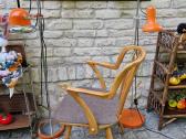 Vintažinė mid century bukmedžio masyvo kėdė - nuotraukos Nr. 24