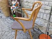 Vintažinė mid century bukmedžio masyvo kėdė - nuotraukos Nr. 34
