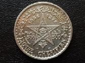 (199) 500 frankų 1956m. Marokas 22,5G sidabras 900
