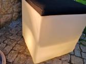 Vintažinis šviečiantis pufas su daiktadėže Lux-us - nuotraukos Nr. 5