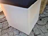 Vintažinis šviečiantis pufas su daiktadėže Lux-us - nuotraukos Nr. 10