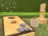 Lauko žaidimų Cornhole,golfo kopėtėlių,jenga nuoma - nuotraukos Nr. 9