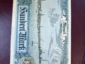 1922 metų 100 markių Klaipėda Memel - nuotraukos Nr. 2