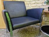 Vintažinis mid century Bauhaus st. odinis fotelis - nuotraukos Nr. 5