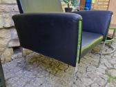 Vintažinis mid century Bauhaus st. odinis fotelis - nuotraukos Nr. 7