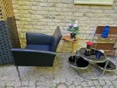 Vintažinis mid century Bauhaus st. odinis fotelis - nuotraukos Nr. 12