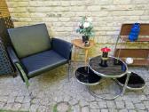 Vintažinis mid century Bauhaus st. odinis fotelis - nuotraukos Nr. 23