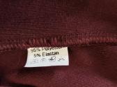 Veliūrinės kelnės 46 dydis bordo spalvos - nuotraukos Nr. 4